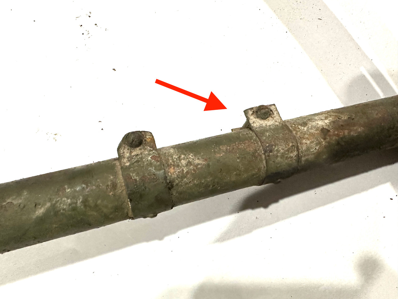 BREN Mk1 Tripod Base with Traversing Arc and Early Leg Clip Bracket