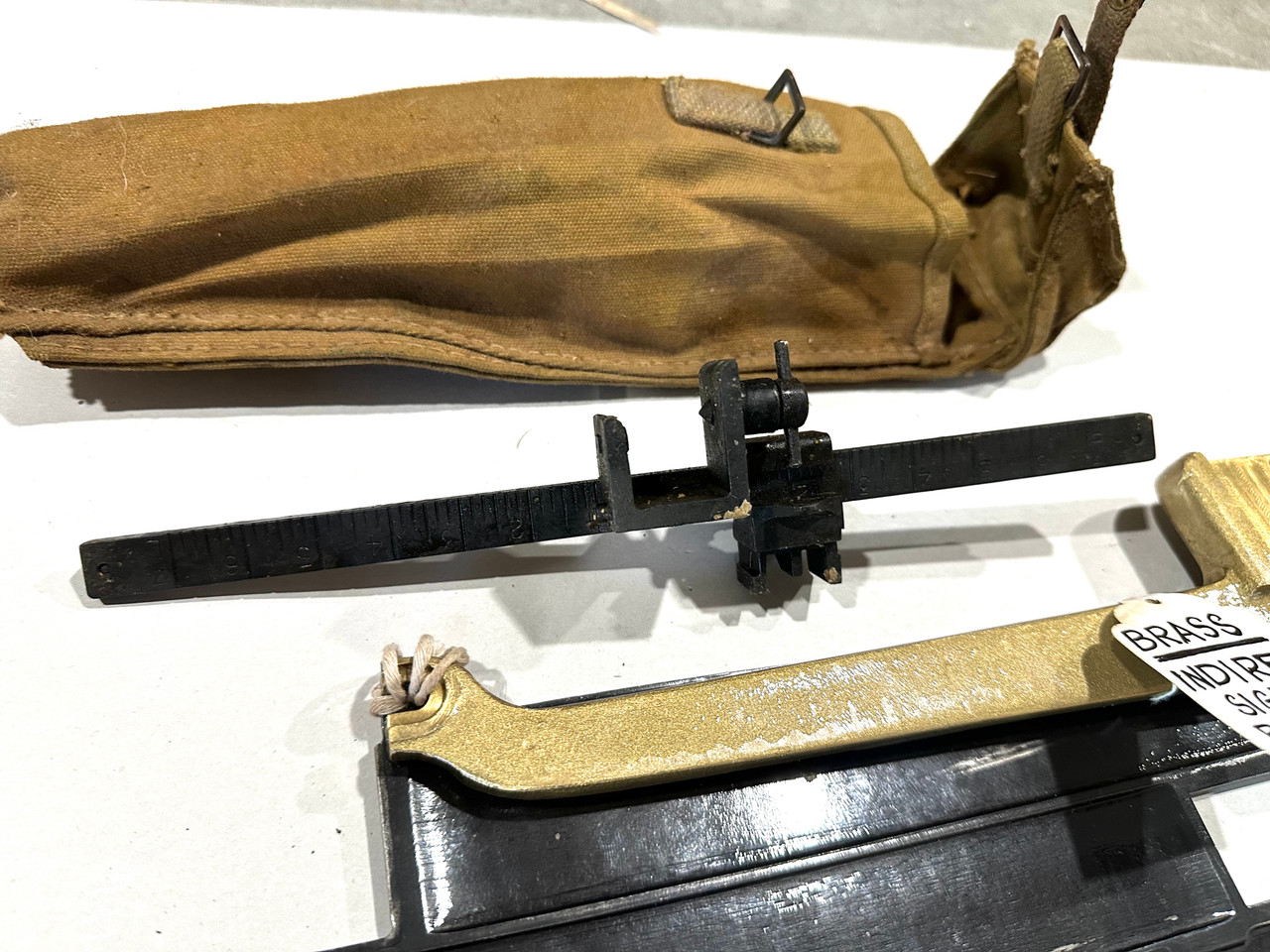 Lot 1: Vickers Left Side Plate Lot with Sight Bracket, Mount Screws and LR Sight