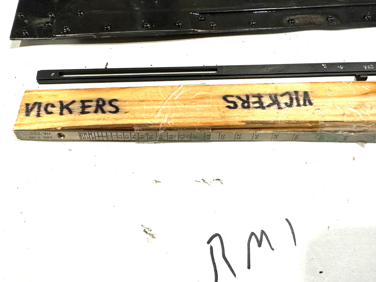 Lot 1: Vickers Left Side Plate Lot with Sight Bracket, Mount Screws and LR Sight