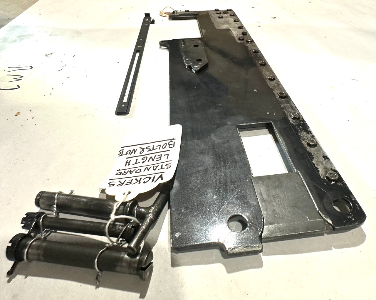 Lot RM-02 Vickers Left Side Plate Lot