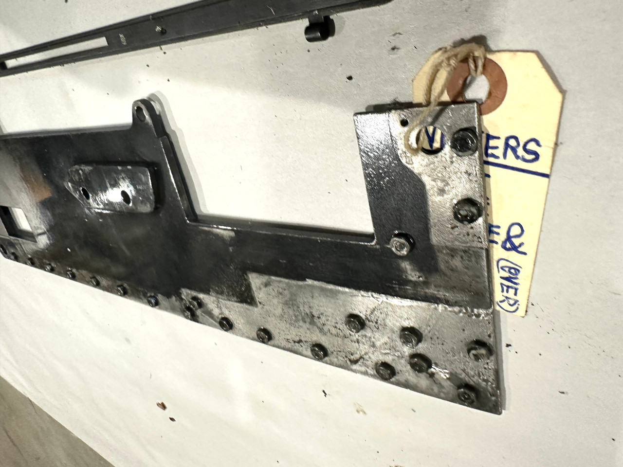 Lot RM-02 Vickers Left Side Plate Lot