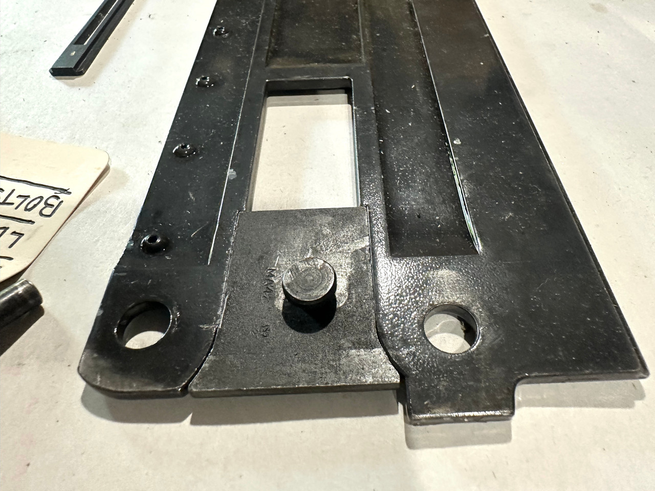 Lot RM-02 Vickers Left Side Plate Lot