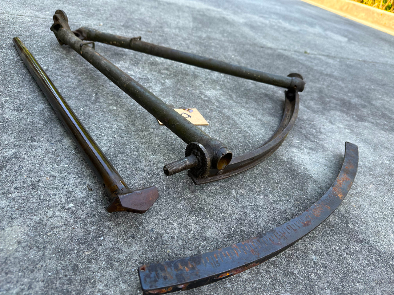 BREN Mk1 Tripod Base with Front AA Leg Extension and Extra Traversing Arc