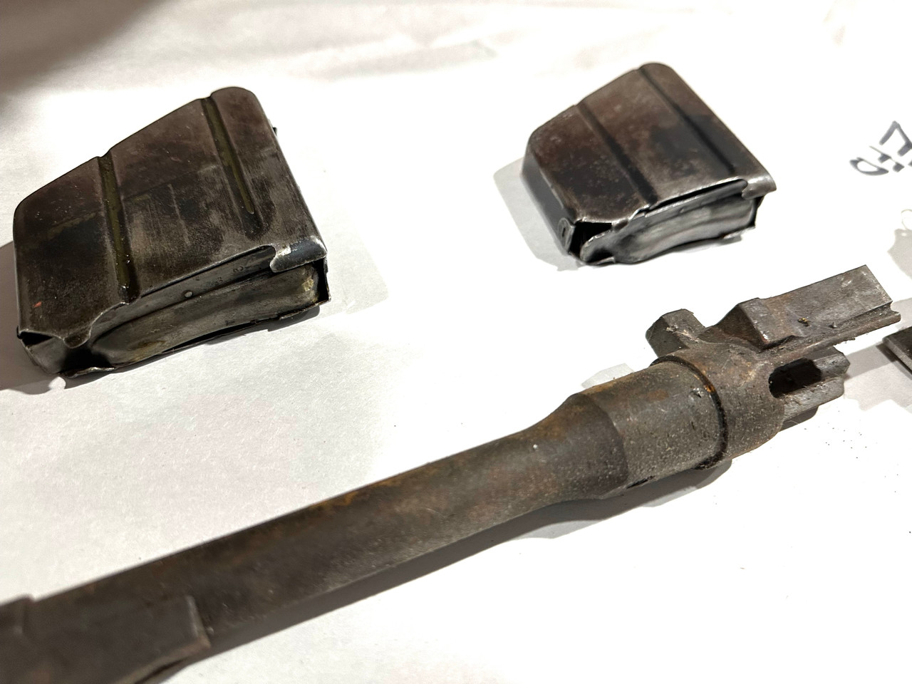 Lot: Brit Markings  - 2 x No1 Mk III Demilled Drill Purpose Barreled Actions with Original Mags 