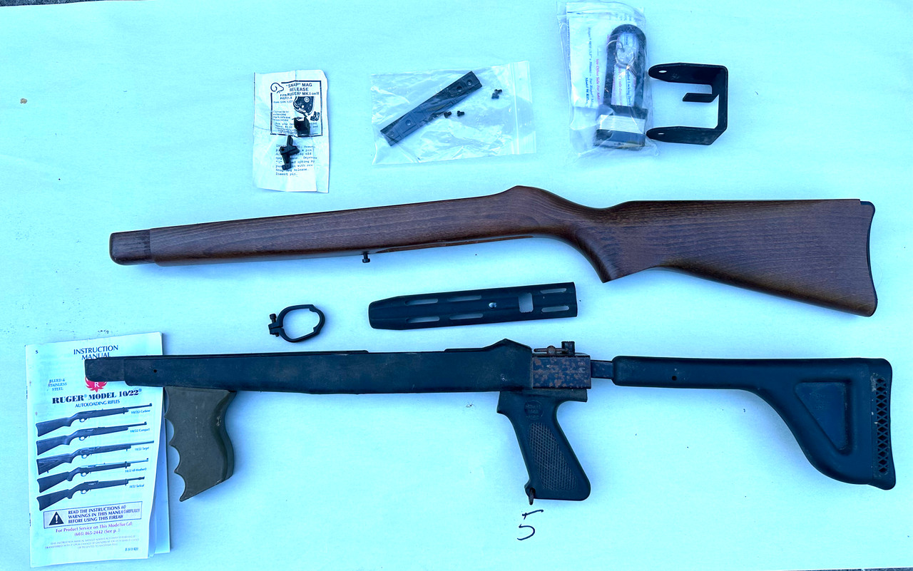 Lot 5: Ruger 1022 Stocks and Parts
