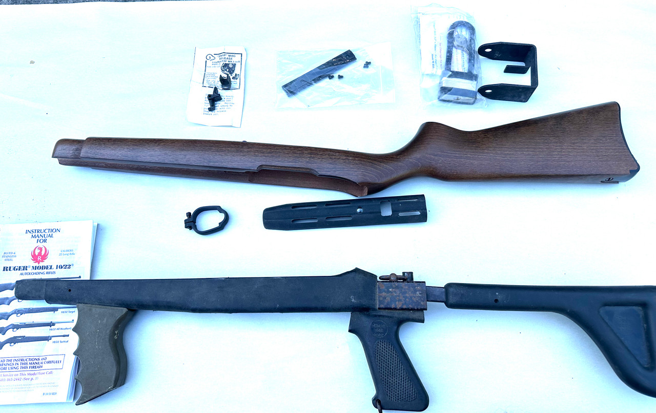 Lot 5: Ruger 1022 Stocks and Parts