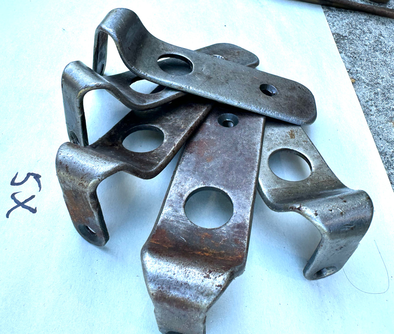 SALE: 5 x PLATES, butt, Mk2 (hook type) - Fair