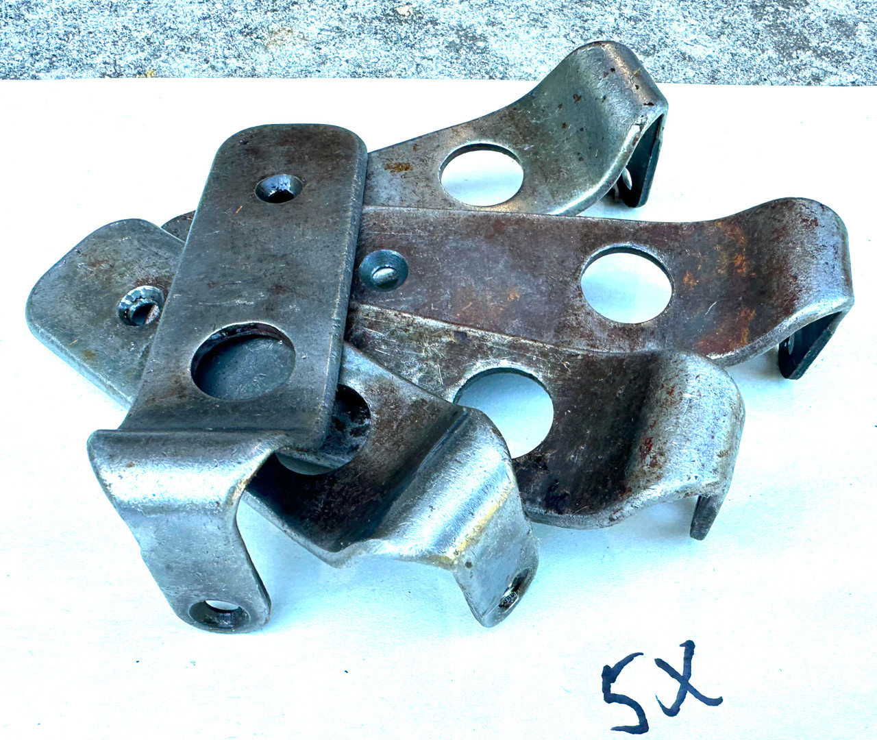 SALE: 5 x PLATES, butt, Mk2 (hook type) - Fair