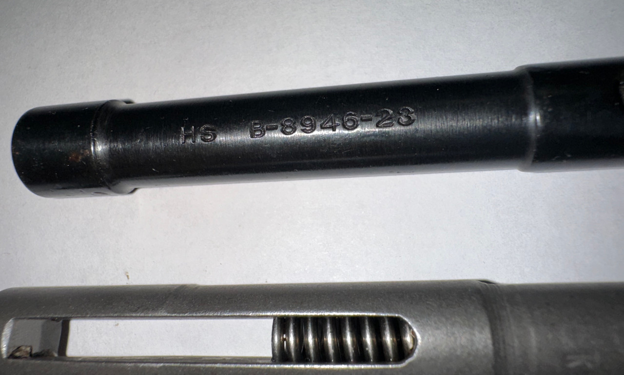 22: M2 .50 Cal. Firing Pin Extension  Assembly With Spring,  Type 3