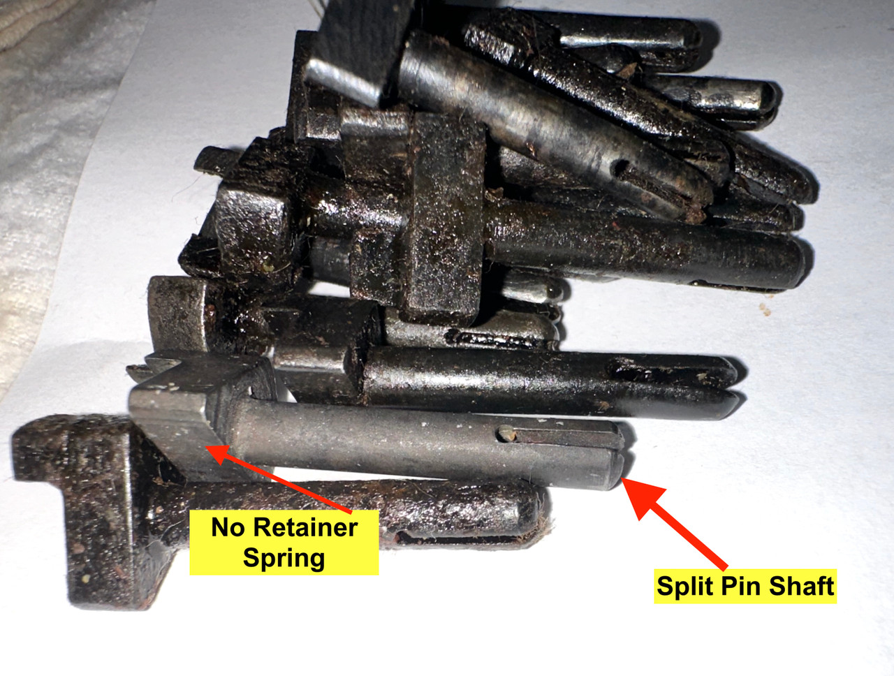 14: M2HB PIN, COCKING LEVER, M2, Type 2