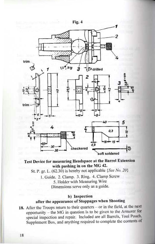 MG 42 Armorer's Manual - WW2 German Military Issue