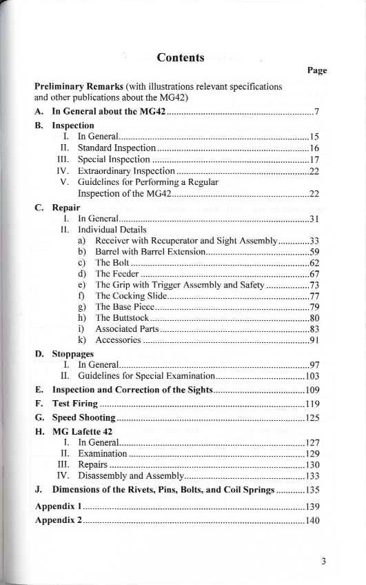 MG 42 Armorer's Manual - WW2 German Military Issue