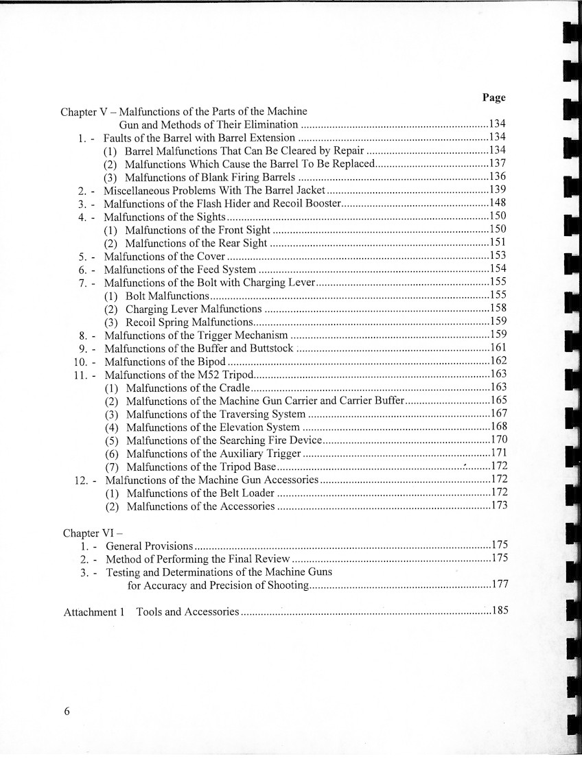 Yugoslavia M53/MG42 Armorer's Manual - Yugoslavia Military Issue