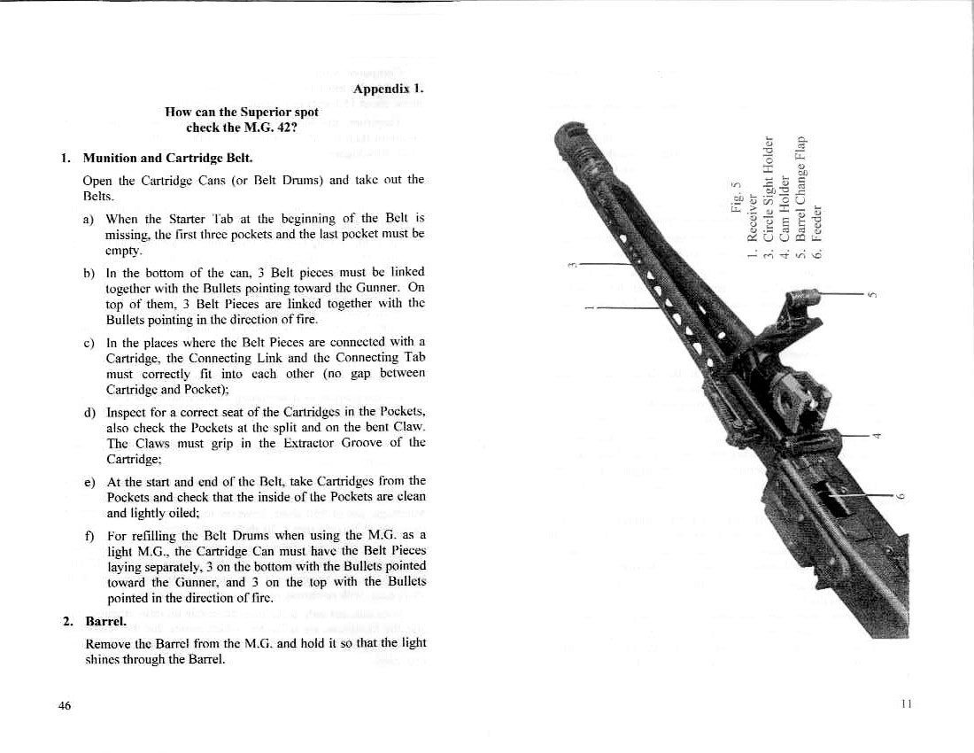 MG 42 Operator's Manual - WW2 German Issue  "Merkblatt 41/18" 