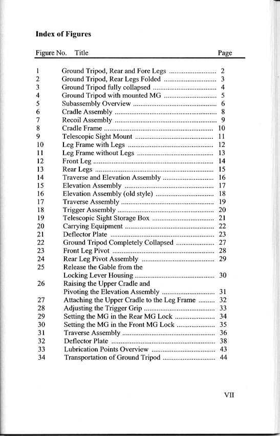 MG 3 Lafette Operator's Manual - Modern Military Issue
