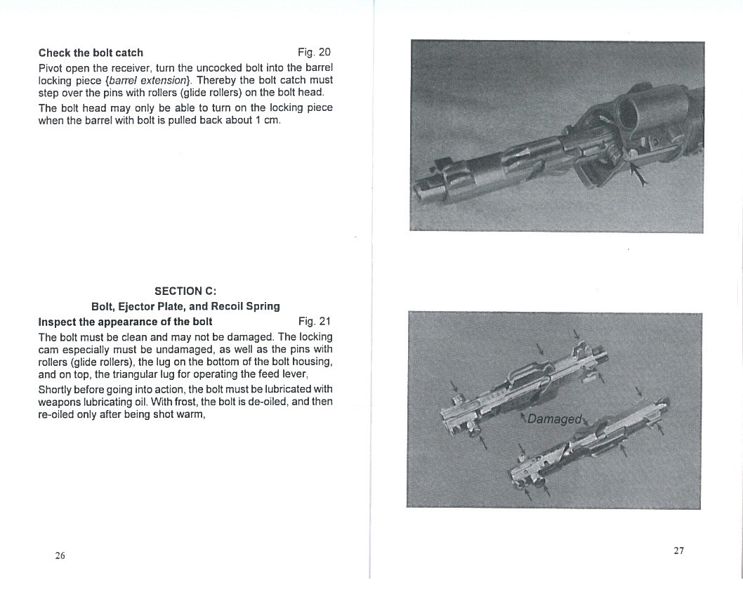 MG 34 Picture Manual for the Glass Slide Instruction Series 4&5 - WW2 Military Issue