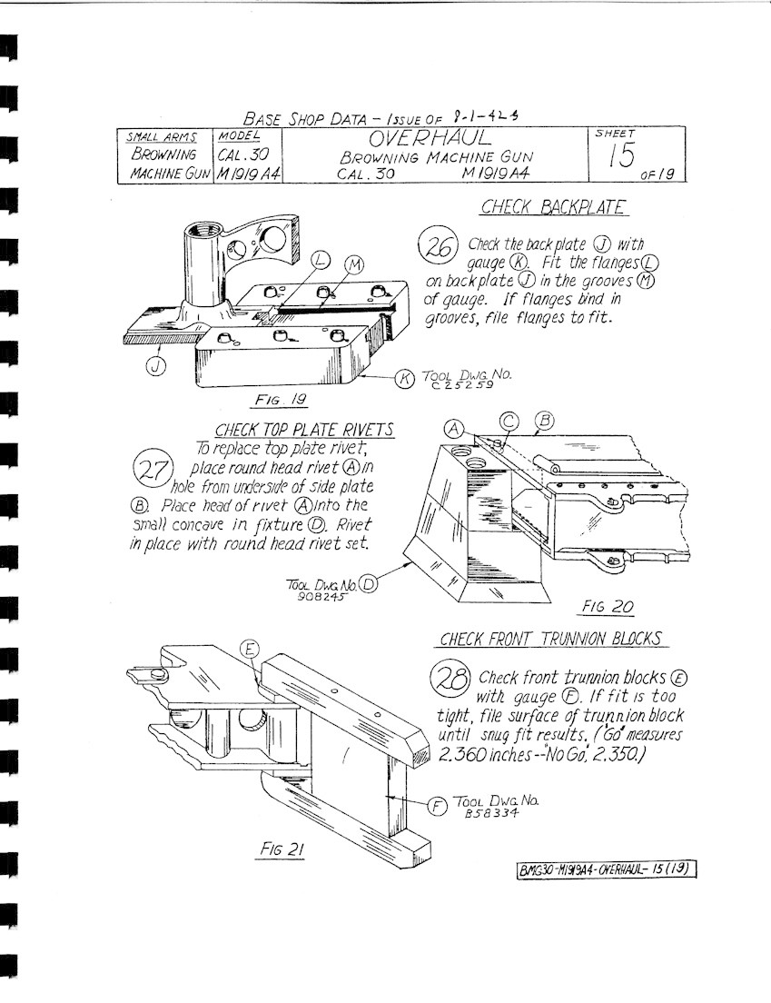 U.S. Browning 1919A4 Overhaul - Military Issue