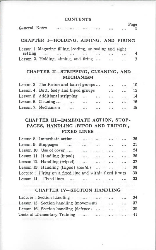 LMG (Bren) Training Manual - WW2 Military Issue