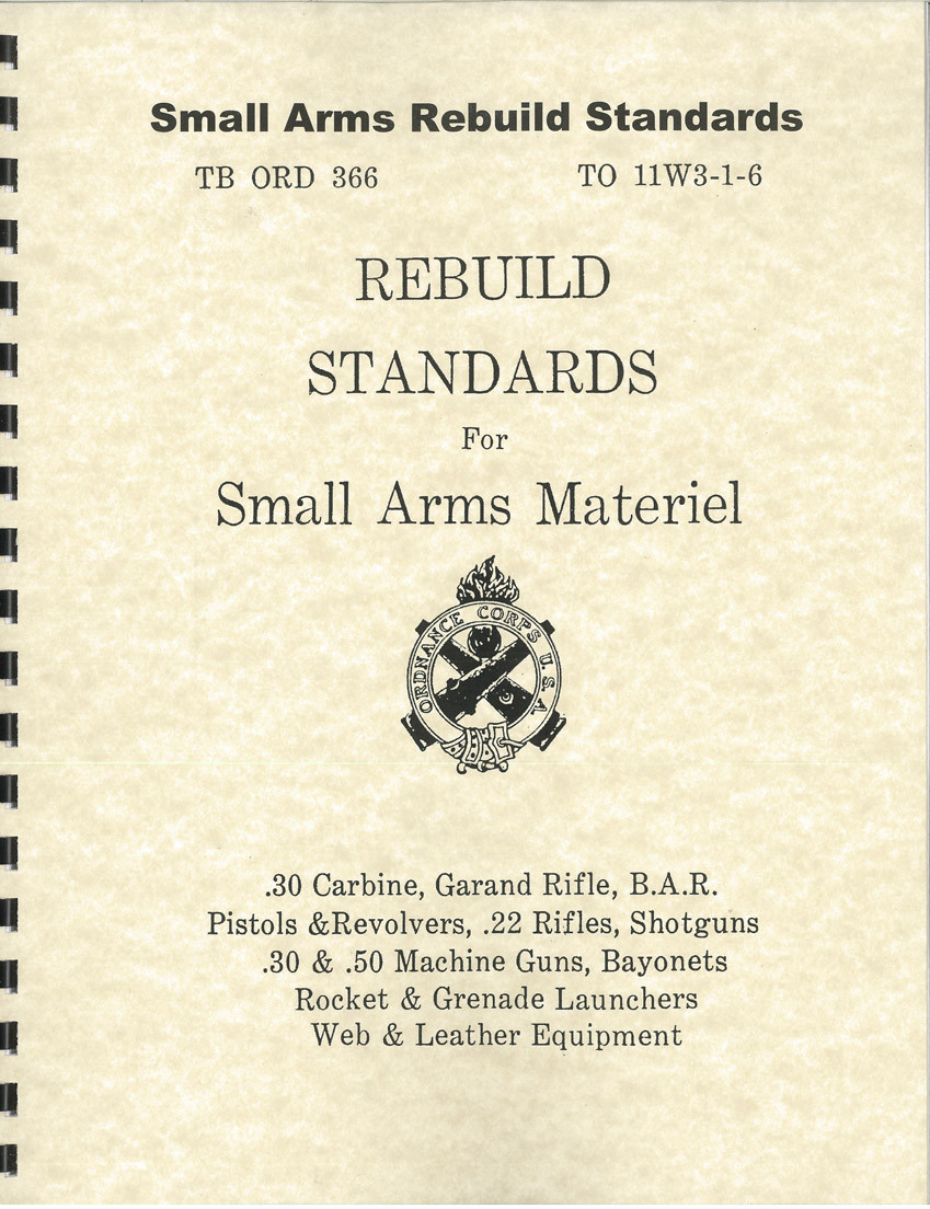 U.S. TB ORD 366 - Rebuild Standards for Small Arms - Military Issue