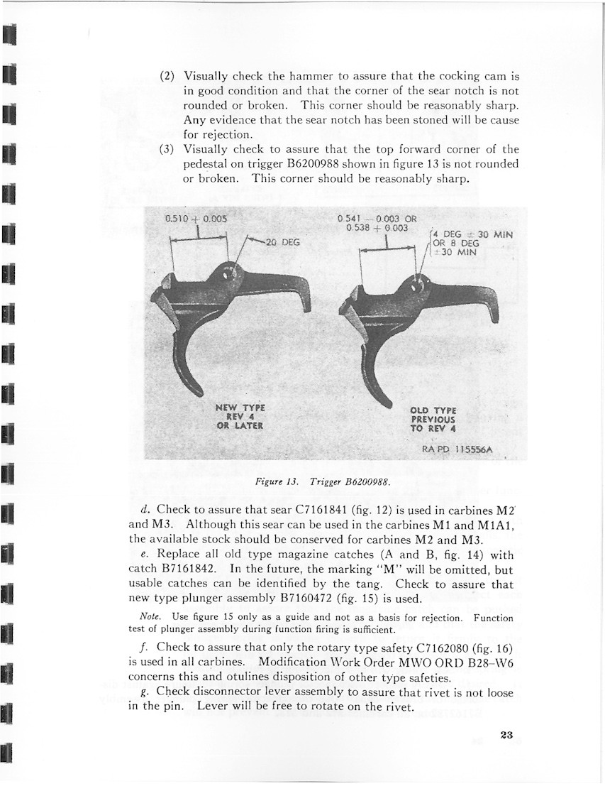 U.S. TB ORD 366 - Rebuild Standards for Small Arms - Military Issue