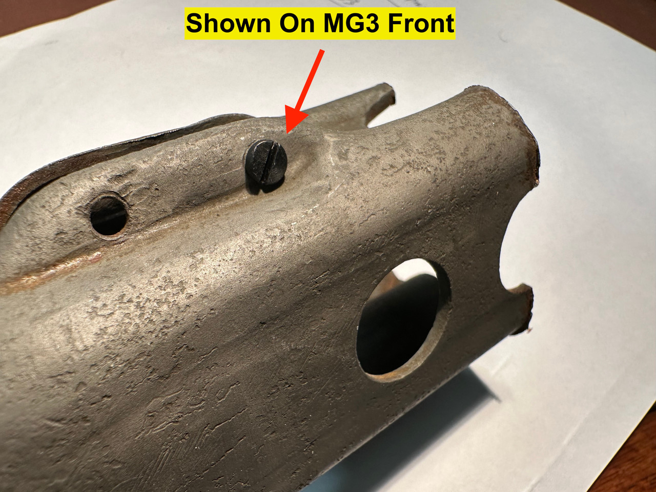 MG42 Front Sight Screw and Nut
