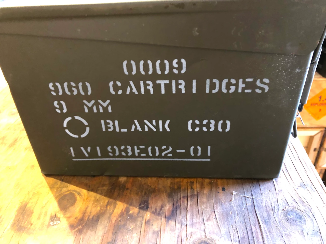 9mm (Blank Ammo)  IVI Canadian Military - 1920rds - FREE SHIP