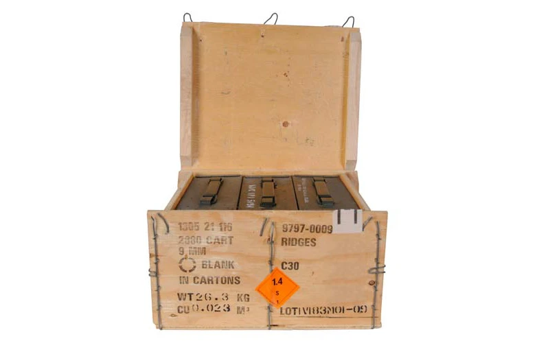 9mm (Blank Ammo)  IVI Canadian Military - 1920rds - FREE SHIP