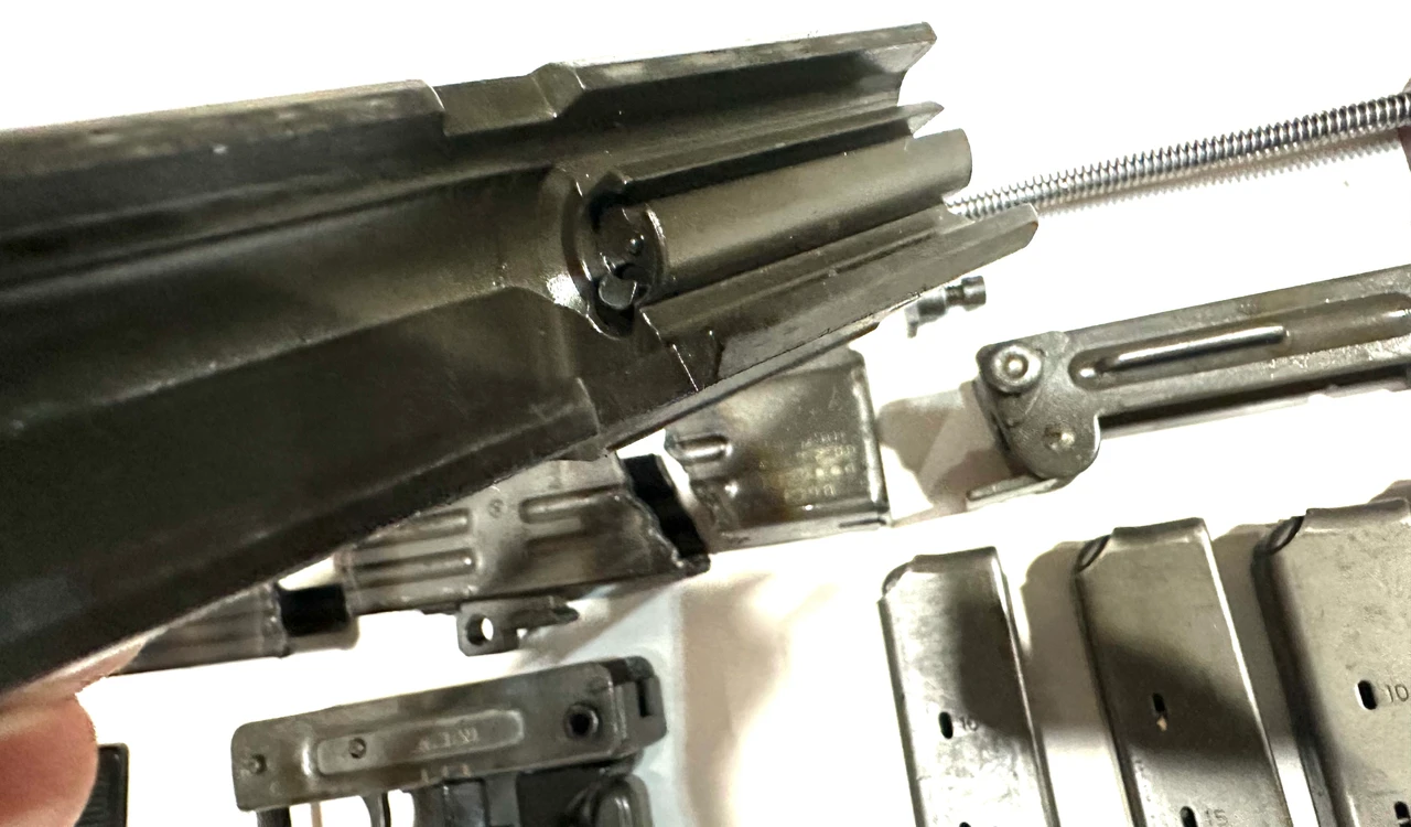 Uzi Folding Stock Parts Kit with 4 x 25 rd Mags - GERMAN SAFETY MOD - Ships Free in Lower 48