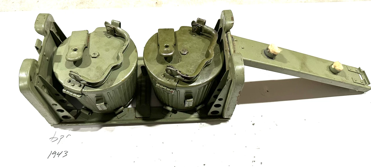 Lot 260918-02:  Original MG34/MG42 Basket Drum Set 
