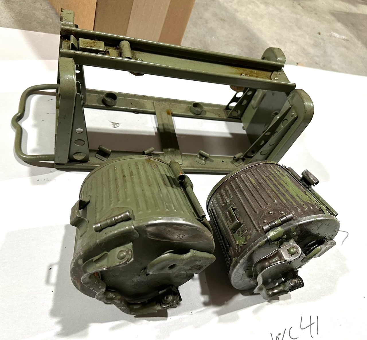 Lot 260918-03:  Original MG34/MG42 Basket Drum Set