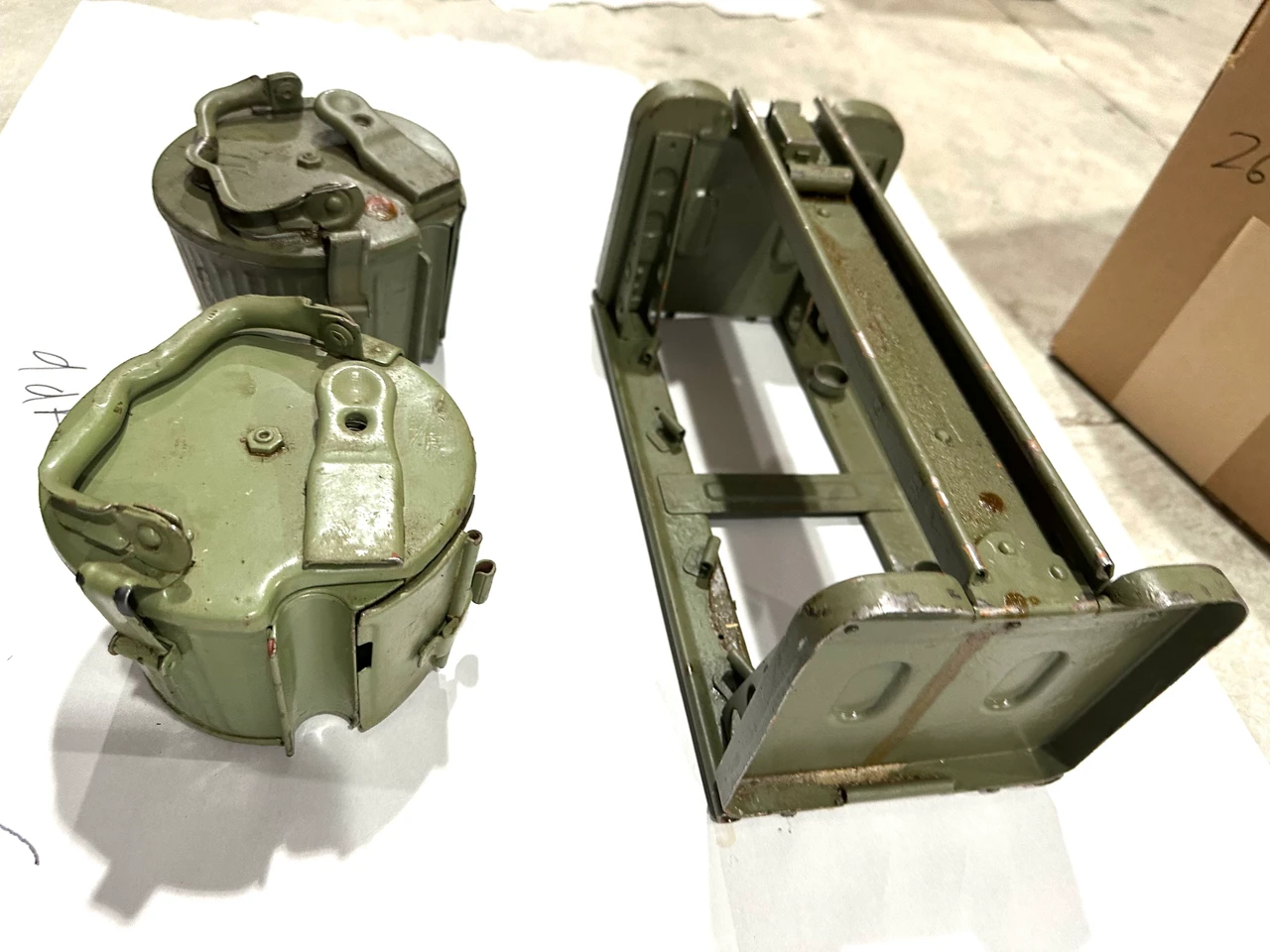 Lot 260918-06:  Original MG34/MG42 Basket Drum Set