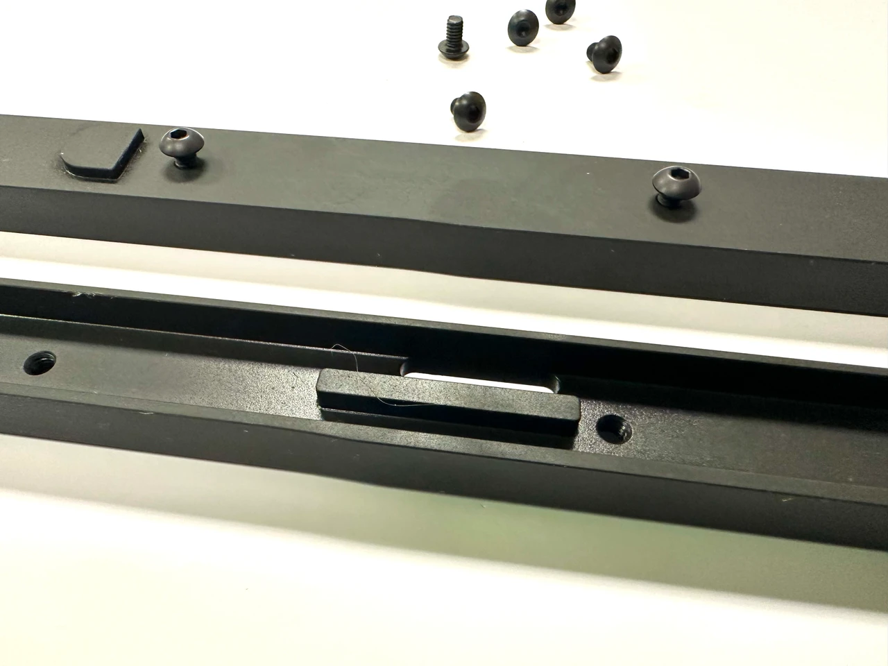 MG42 Bolt Rails - Newly Made - Machined 4140- Parkerized Finish