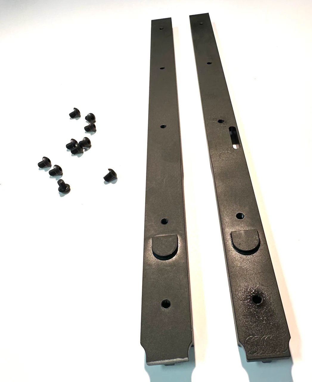 MG42 Bolt Rails - Newly Made - Machined 4140- Parkerized Finish