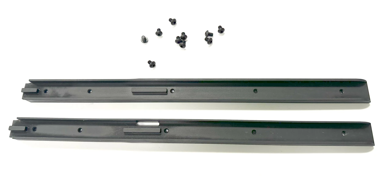 MG42 Bolt Rails - Newly Made - Machined 4140- Parkerized Finish