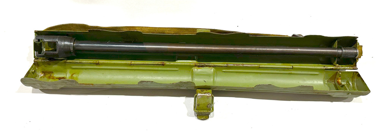 Lot 4: 1 x Original German WW2 MG42 Barrel 8mm Mauser - hyo -  CHROME LINED  with Original Carrier