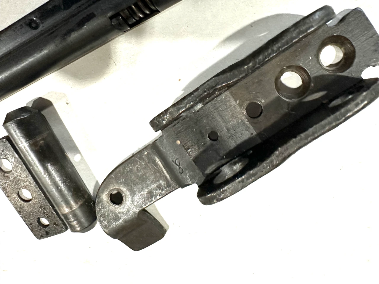 Lot 260924-01: Early German MG42 Complete Recuperator Assembly, Charging Handle, and Rear Mount