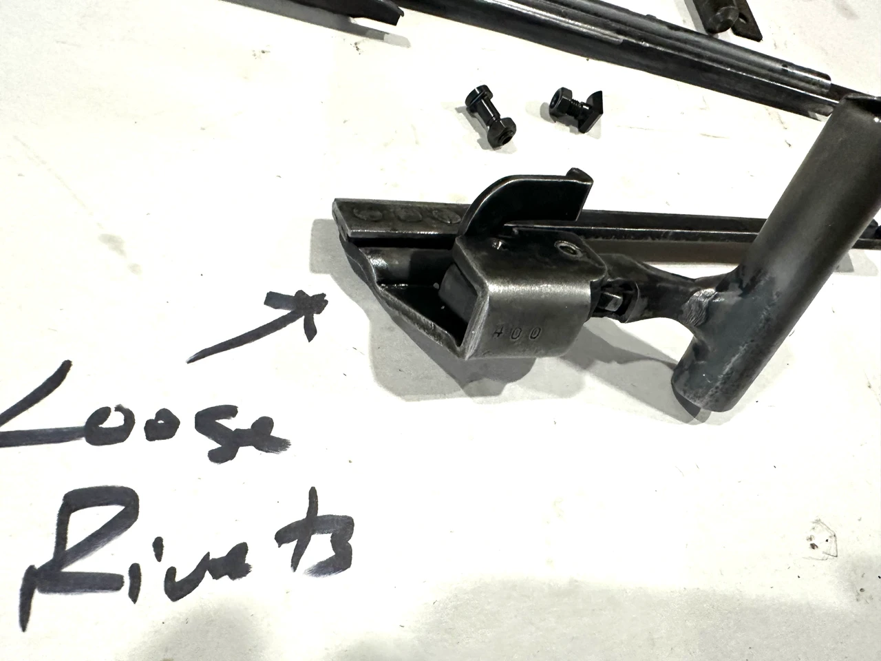 Lot 260924-01: Early German MG42 Complete Recuperator Assembly, Charging Handle, and Rear Mount