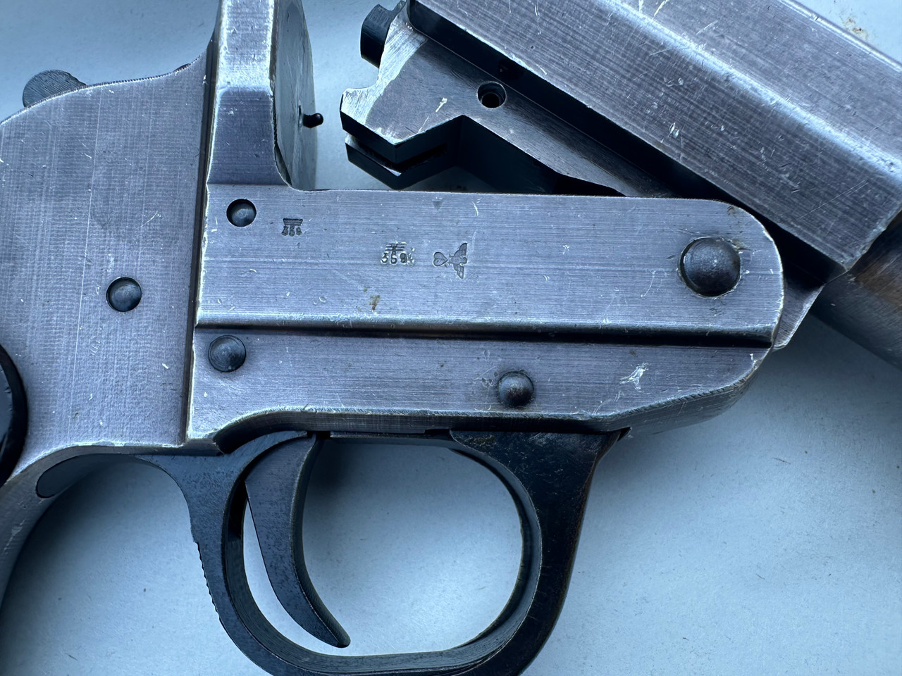 Lot 261017-02:  AC43 "Walther" LP34 Dated 1943 - Crack at Front of Barrel
