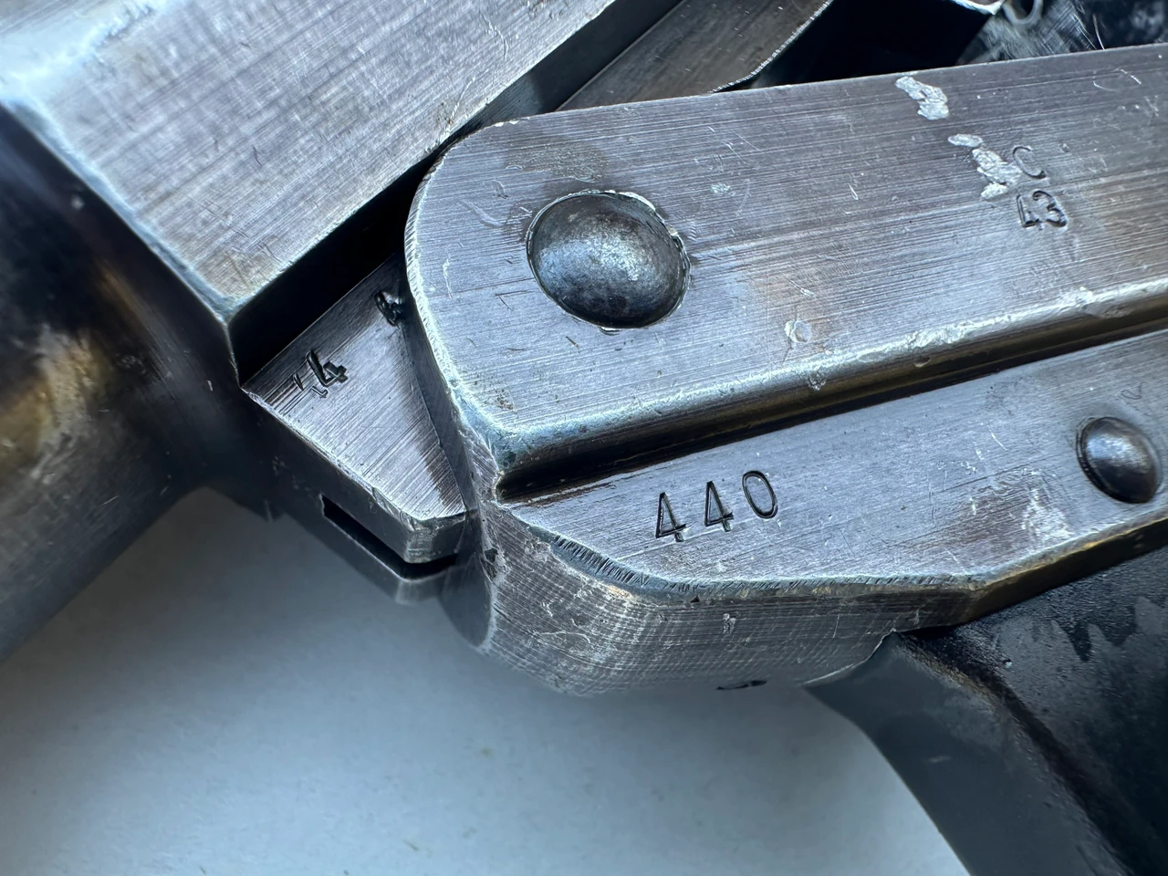 Lot 261017-02:  AC43 "Walther" LP34 Dated 1943 - Crack at Front of Barrel