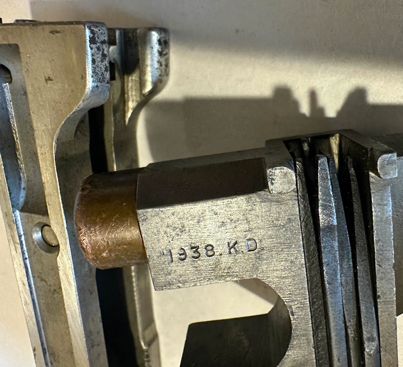 Lot 261016-02:  1938 dated BREN Mk1 Combination Tool and Early Bolt