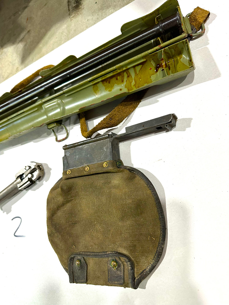 Lot 02: Yugo M53-MG42 Bolt, Barrel,  Barrel Carrier & Brass Catcher (SHIPS FREE IN LOWER 48)