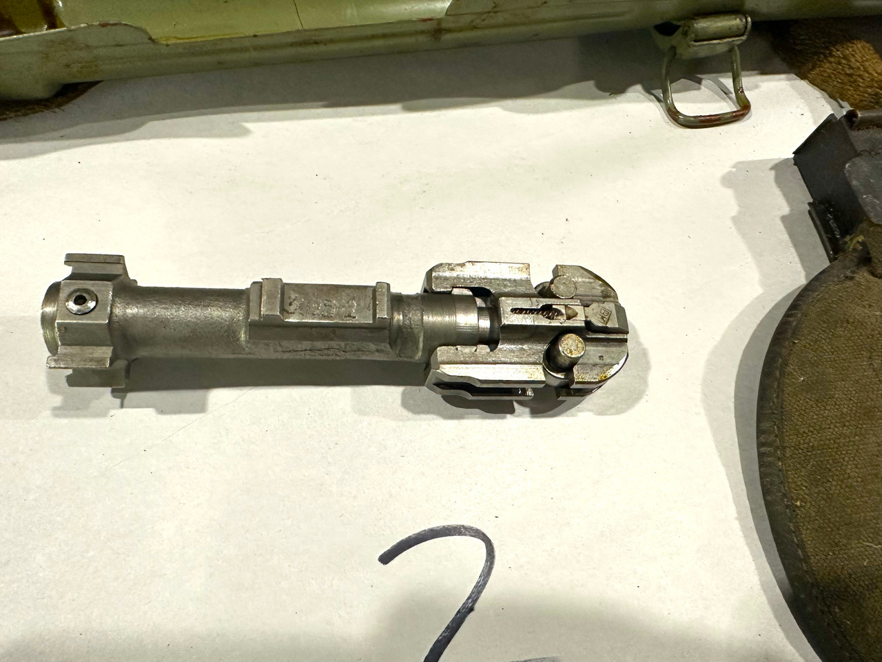 Lot 02: Yugo M53-MG42 Bolt, Barrel,  Barrel Carrier & Brass Catcher (SHIPS FREE IN LOWER 48)