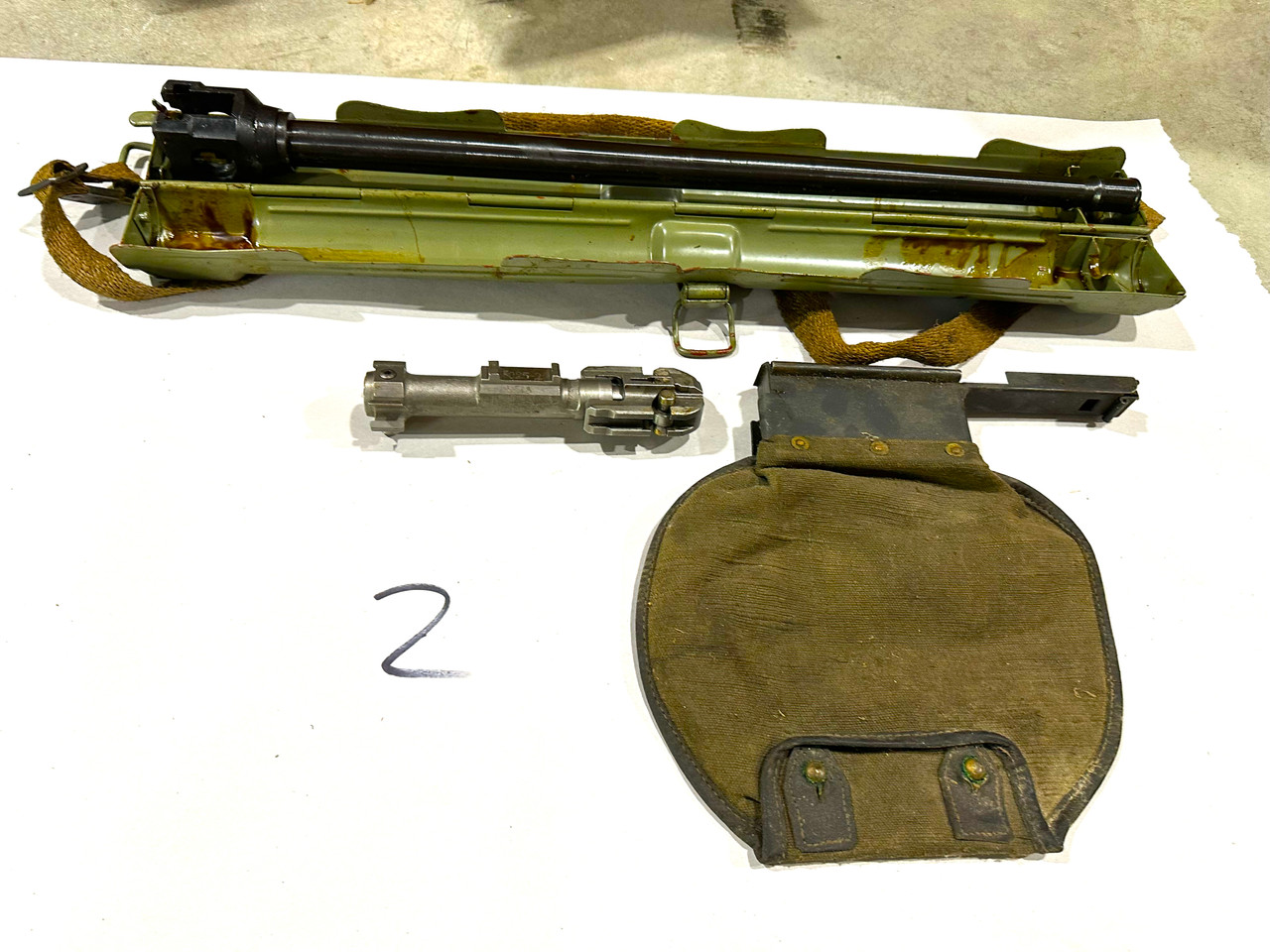 Lot 02: Yugo M53-MG42 Bolt, Barrel,  Barrel Carrier & Brass Catcher (SHIPS FREE IN LOWER 48)