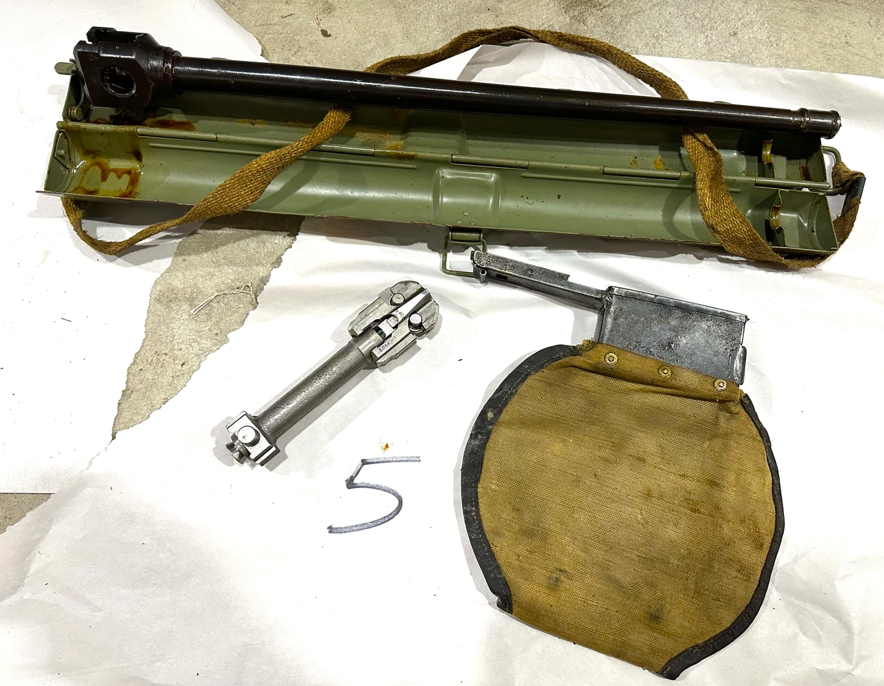 Lot 05: Yugo M53-MG42 Bolt, Barrel,  Barrel Carrier & Brass Catcher (SHIPS FREE IN LOWER 48)