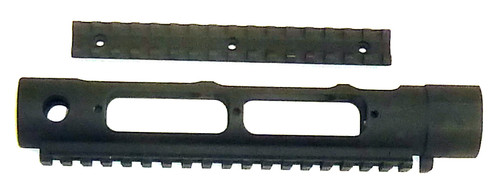 STG Universal Barrel Shroud with Extra Rail (Black Anodized)