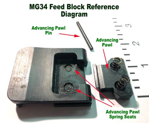 MG34 Top Advancing Pawl Spring