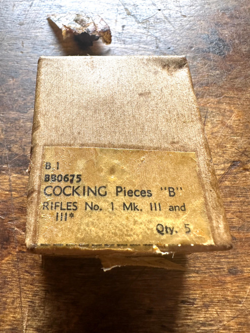 LOT: Original Unissued Box of 5 x COCKING-PIECE (TYPE B)