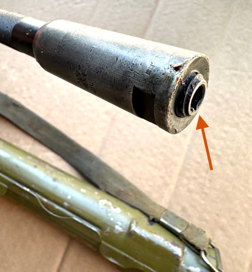 Lot 3: Original German WWII 8MM MG34 Blank Firing Barrel with Carrier