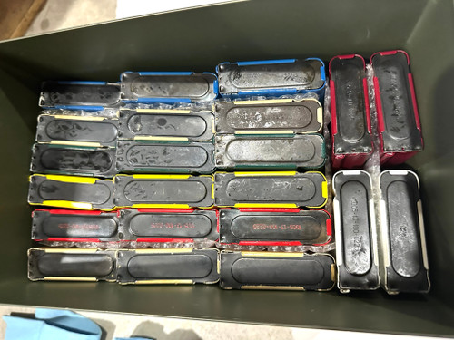 Lot of 28 x FAL Metric Pattern Painted Mags