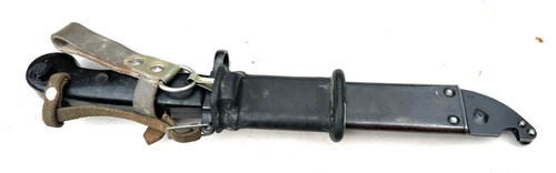 East German AK Bayonet, Frog, Scabbard With Rubber Insulator  East German AK Bayonet, Frog, Scabbard With Rubber Insulator